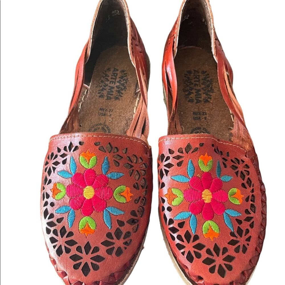 Women Handmade Huarache/ Mexican sandals size 6